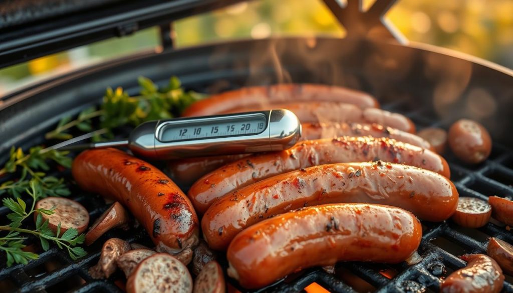 Bratwurst cooking temperature guidelines