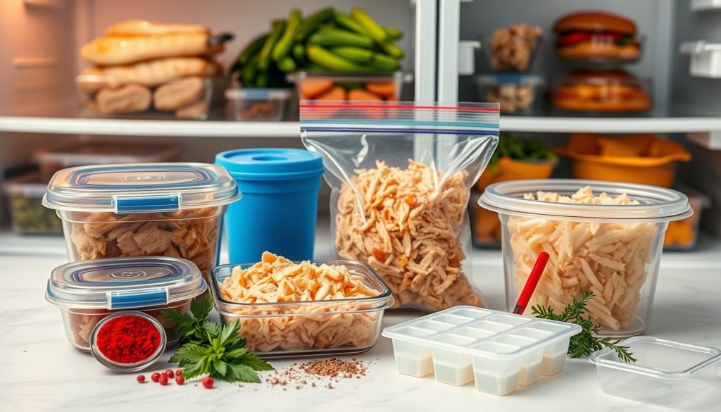 Food preservation tips for shredded chicken