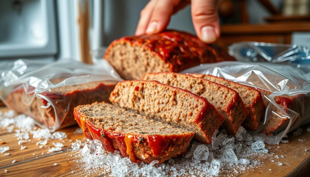 Freezing meatloaf for long-term storage