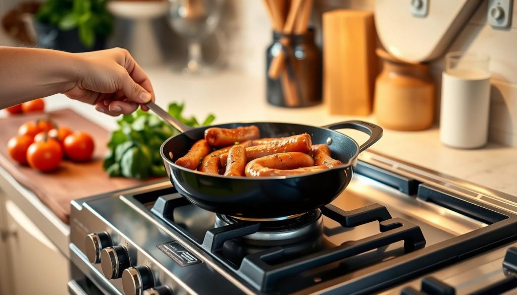 Reheating sausage safely