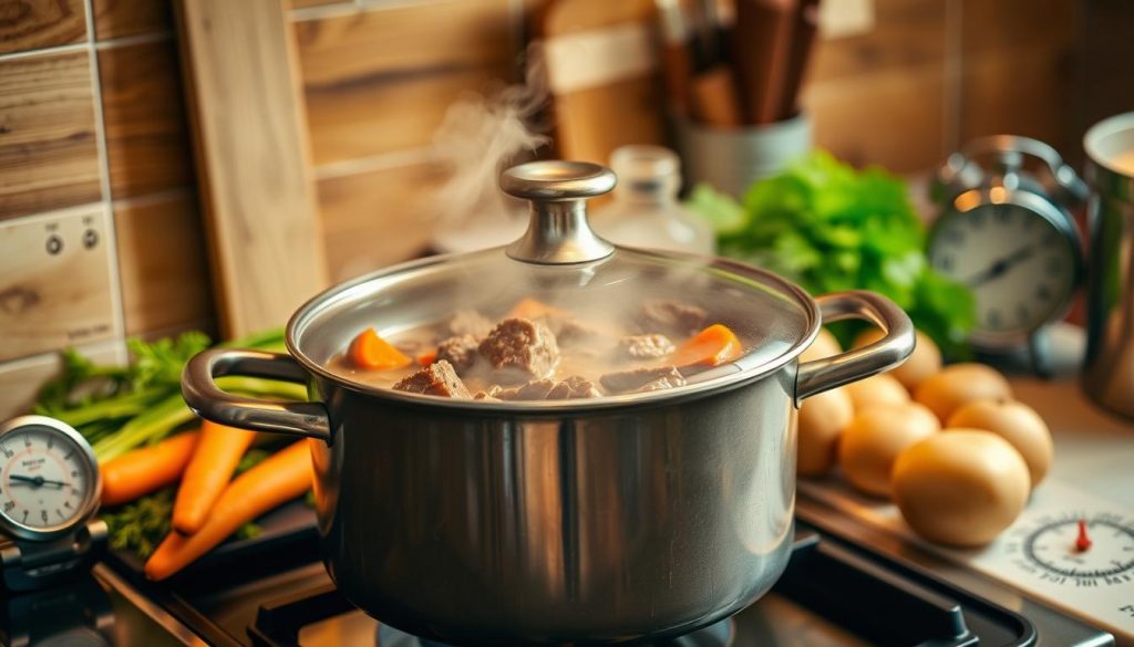 Reheating stew safely