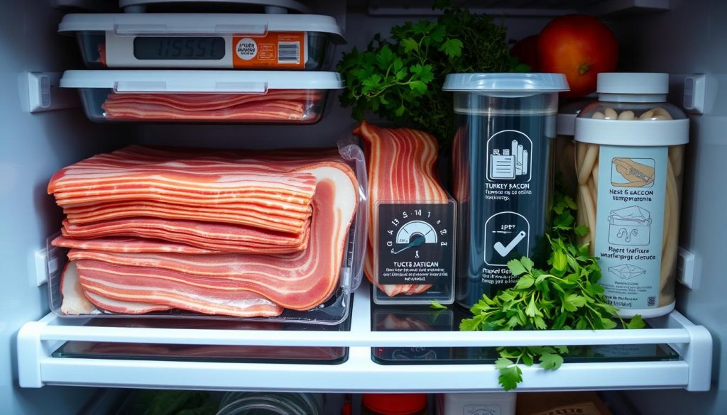 Turkey bacon storage techniques