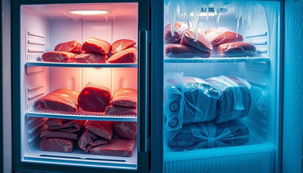 Venison freezing and refrigeration comparison