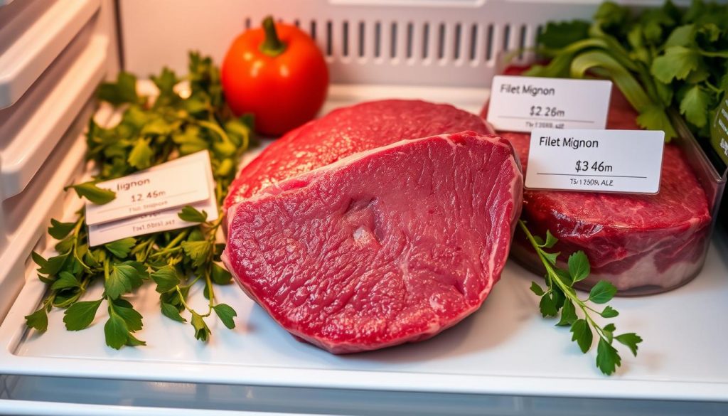 fridge storage duration for filet mignon