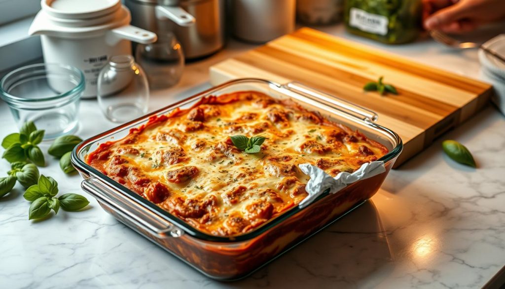 homemade lasagna storage