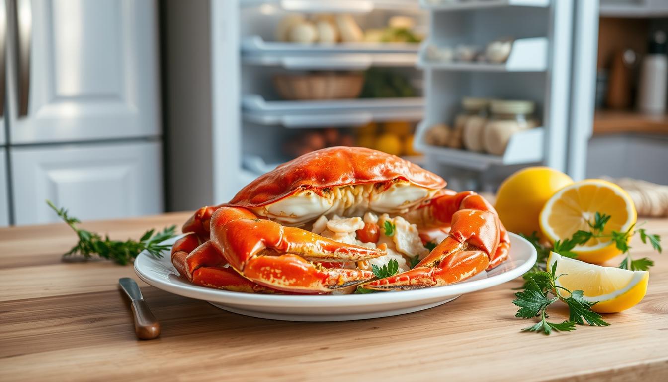 how long do cooked crab legs last in the fridge