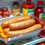 how long does cooked kielbasa last in the fridge