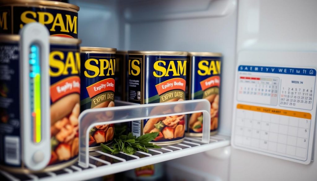 how long does spam last in the fridge