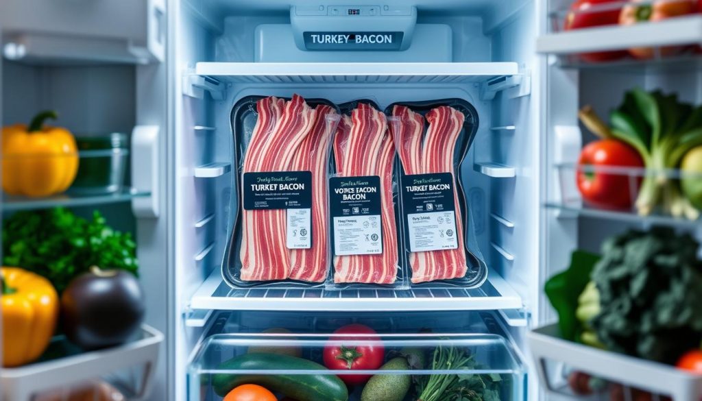 how long does turkey bacon last in the fridge