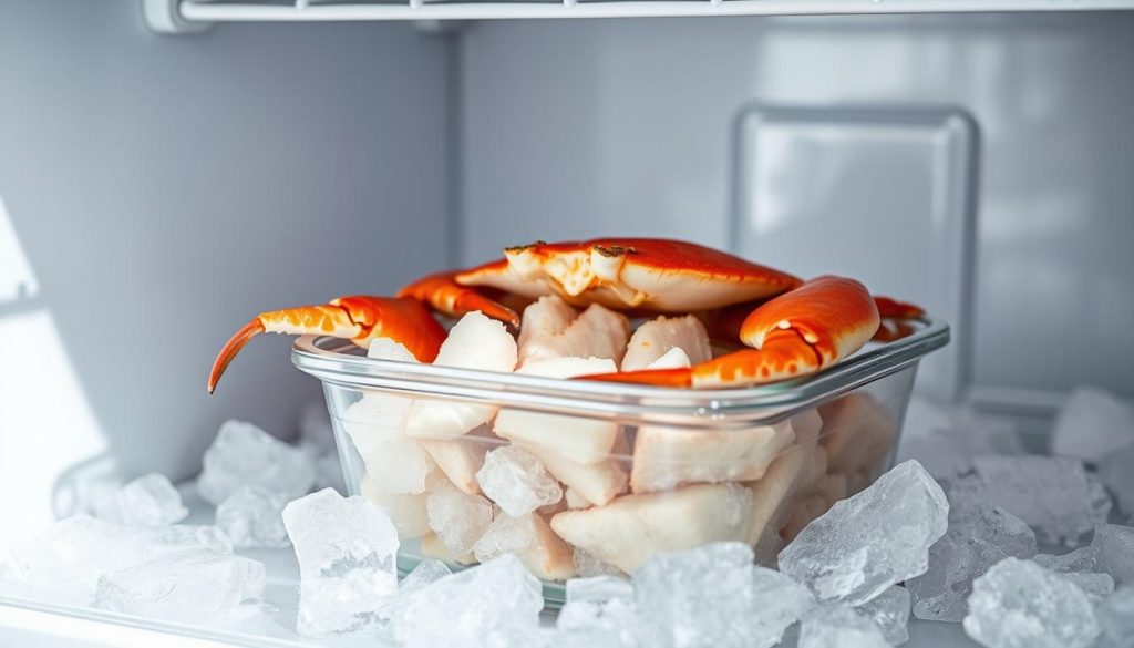 Crab meat shelf life