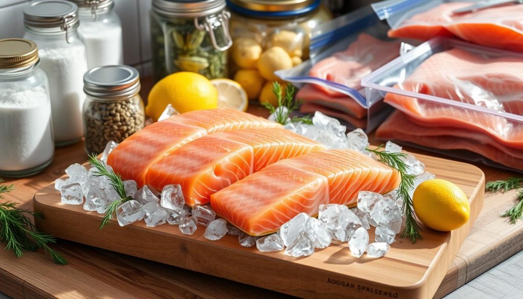 Salmon preservation techniques