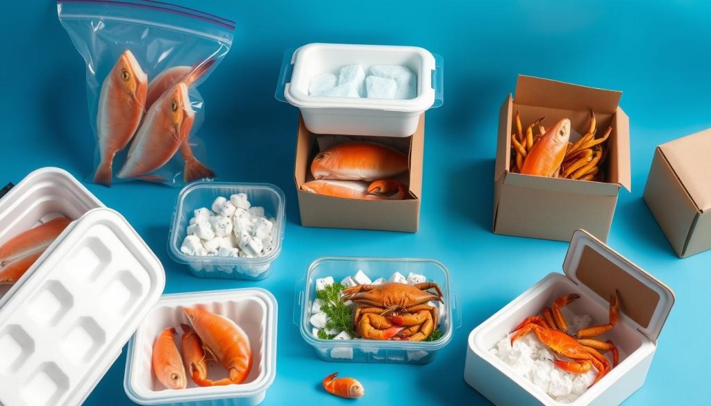 Seafood packaging materials