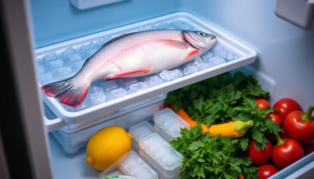 Trout refrigerator storage