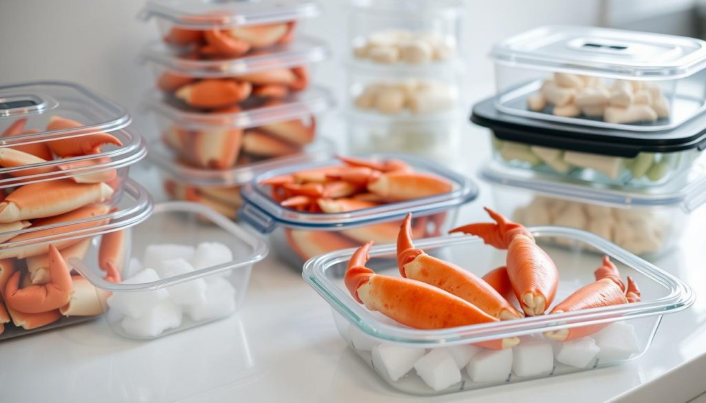 food storage containers for crab