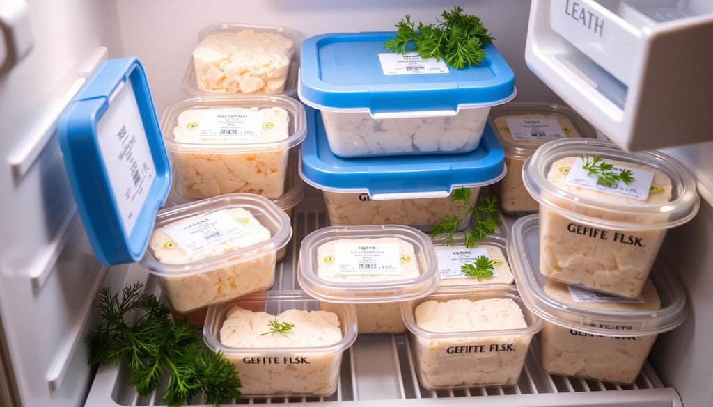 food storage tips for gefilte fish