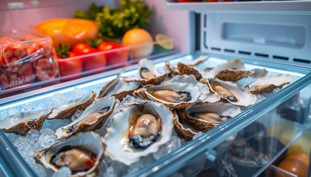 how long does oysters last in the fridge