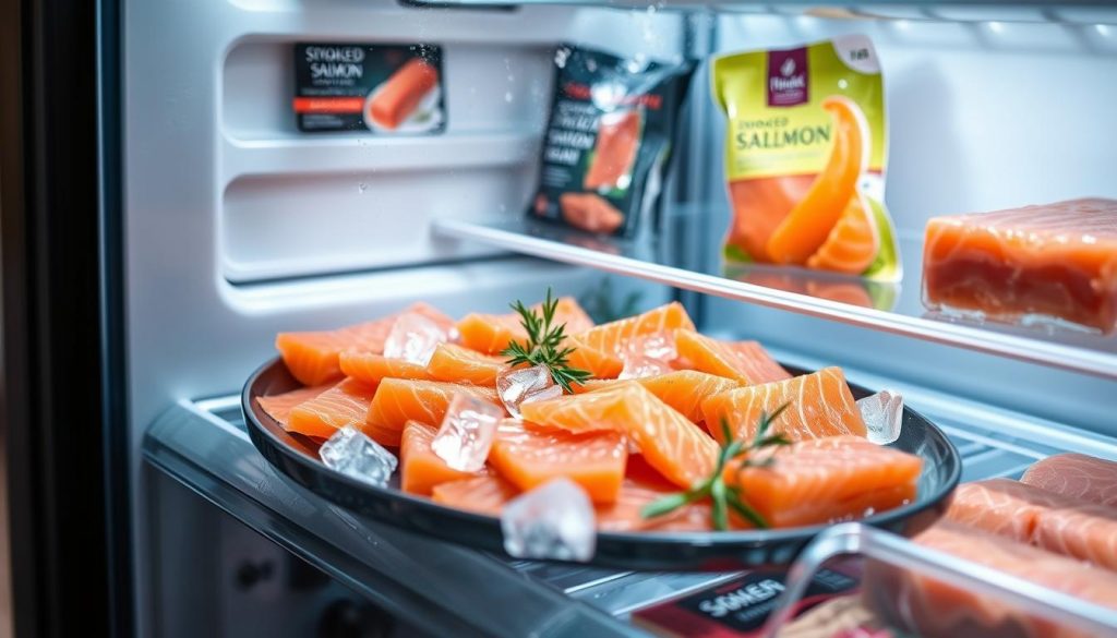 how long does smoked salmon last in the fridge